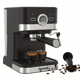 Fast Heating Espresso Machine, With Milk Frother Wand - Perfect For Home Baristas And RVs - 20 Bar Pressure For Rich, Flavorful Coffee