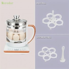 18 Smart Functions Electric Teapot Kettle Thickened Glass Tea Maker - Intelligent Multi-Functional Medicine Health Pot 60.87oz Kettle Heat-Resistant Tea Pot With Detachable Filter