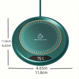 Electric Coffee Mug Warmer, 3 Temperature Settings, Auto Shut Off, USB Heating Pad For Beverages, Milk, Tea & Hot Chocolate (Without Cups)
