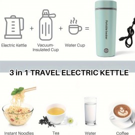 350ml Fast Boiling Portable Electric Kettle With Automatic Shut Off - Ideal For Travel, Tea, Coffee And More