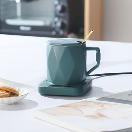 Constant Temperature Mug Heater, 16w Electric Mug And Coffee Warmer Candle Warmer Flat Table Tea Milk Warmer For Home Office