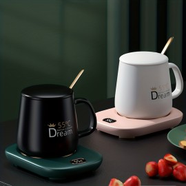 Smart Coffee Warmer - USB Electric Heating Pad for Coffee, Hot Cocoa, Tea, Milk & More!