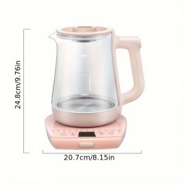 60.87oz Health Preserving Kettle With 9 Functions And 3 Modes, 24-hour Intelligent Reservation, 304 Stainless Steel Kettle