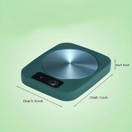 Smart Mug Warmer, 16W Electric Mug And Coffee Warmer Candle Warmer Tabletop Table Tea Milk Warmer For Home And Office (Green)