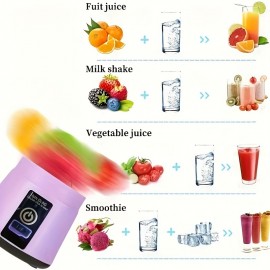 Portable Mini Wireless Blender Juicer: Get Freshly Squeezed Juice Anytime, Anywhere!