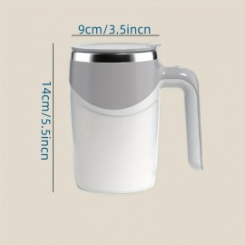Full Automatic Mixing Cup Rotating Water Cup Electric Coffee Cup Lazy Portable Milk Stainless Steel Cup