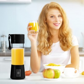 380ml, 4 Colors USB Rechargeable Personal Portable Blender For Smoothies And Shakes - Mini Juicer Cup For Travel - Small Size Blender With Powerful Motor And Easy To Clean Design