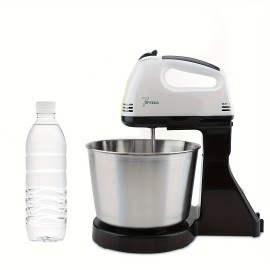 Upgrade Your Kitchen with This Powerful 100W Electric Stand Mixer - 2L Stainless Steel Bowl & 7 Speeds!
