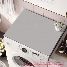 Washer And Dryer Covers Protector Mat, 19.7'' X 23.6'' Diatomaceous Washing Machine Dryer Cover For The Top, Quick Drying And Highly Absorbent Washer And Dryer Top Protector