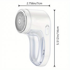 USB Fabric Shaver and Lint Remover - Defuzz Clothes, Furniture, Sweaters, Couches, and Blankets - Rechargeable Sweater Defuzzer with Pilling Trimmer - Say Goodbye to Fuzzy Pills and Lint