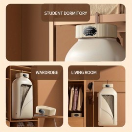 Portable Clothes Dryer, Mini Dryer Machine With Timing Function Equipped - Compact And Convenient Drying Solution For Apartment, Dorm, RV - Quick And Easy To Use Compact Dryer Machine With Dryer Bag For Delicate Garments, Underwear, Small Clothes
