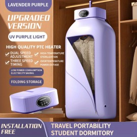 Portable Clothes Dryer, Mini Dryer Machine With Timing Function Equipped - Compact And Convenient Drying Solution For Apartment, Dorm, RV - Quick And Easy To Use Compact Dryer Machine With Dryer Bag For Delicate Garments, Underwear, Small Clothes