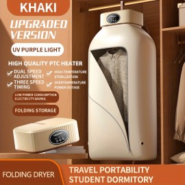 Portable Clothes Dryer, Mini Dryer Machine With Timing Function Equipped - Compact And Convenient Drying Solution For Apartment, Dorm, RV - Quick And Easy To Use Compact Dryer Machine With Dryer Bag For Delicate Garments, Underwear, Small Clothes