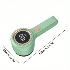 Fuzz Remover, USB Charging Model, LED Display Power And Gear, Convenient Fabric Shaver, USB Rechargeable Lint Remover, Effectively And Quickly Remove The Shavings On Clothes, Sweaters, Sofas, Blankets, Curtains, Wool, Cashmere
