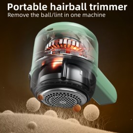Fuzz Remover, USB Charging Model, LED Display Power And Gear, Convenient Fabric Shaver, USB Rechargeable Lint Remover, Effectively And Quickly Remove The Shavings On Clothes, Sweaters, Sofas, Blankets, Curtains, Wool, Cashmere