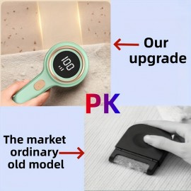 Fuzz Remover, USB Charging Model, LED Display Power And Gear, Convenient Fabric Shaver, USB Rechargeable Lint Remover, Effectively And Quickly Remove The Shavings On Clothes, Sweaters, Sofas, Blankets, Curtains, Wool, Cashmere