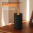 1pc 7 colors Flame Simulation Ultrasonic Humidifier with Aromatherapy and Lighting - USB Powered Essential Oil Diffuser for Bedroom and Travel, USB Flame Aromatherapy Humidifier