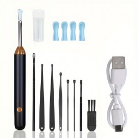 High Definition And Visible Rarwax Removal Kit With 4 Earbuds And 8 Earwax Removal Kits, As A Gift To Your Best Friend