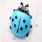 1pc Ladybug Animal Insect Toothbrush Holder, Bathroom Cartoon Toothbrush Toothpaste Wall Suction Holder Rack Container Organizer Cartoon Seven Star Ladybird Creative Powerful Suction Cup Toothbrush Box Toothpaste Holder Removable Wall Hanging Shelf
