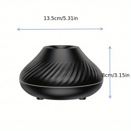 New Flame Light Aromatherapy Humidifier Ultrasonic Spray Fragrance Replenishment Expansion Fragrance Machine Essential Oil Humidifier Aromatherapy Machine Candle 7-color Atmosphere Light