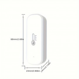 Tuya WiFi Temperature Humidity Sensor Smart Life APP Monitor Smart Home Work With Alexa Google Home No Hub Required
