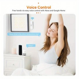 Tuya WiFi Temperature Humidity Sensor Smart Life APP Monitor Smart Home Work With Alexa Google Home No Hub Required
