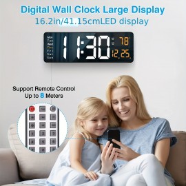 Digital Wall Clock Large Display