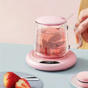 Electric Coffee Mug Warmer, 3 Temperature Settings, Auto Shut Off, USB Heating Pad For Beverages, Milk, Tea & Hot Chocolate (Without Cups)