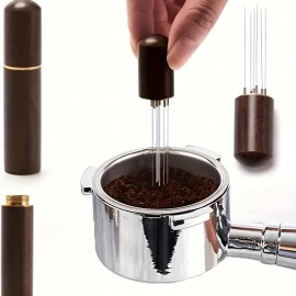 Espresso Coffee Stirrer Distributor Needle Stainless Steel Coffee Powder Tamper Wdt Tool Coffee Stirring Barista Accessories