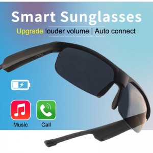 Smart Wireless V5.3 Sunglasses, Multifunctional Glasses, Wireless Calls, Music Playback, Outdoor Sports, TWS Headphones, Rechargeable HIFI Sound Quality, HD Lenses, Touch Control, Long Battery Life, Waterproof, Sun Protection And UV Protection