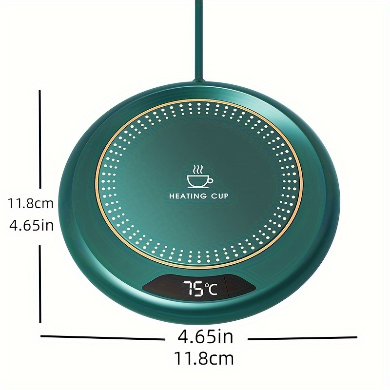 electric coffee mug warmer 3 temperature settings auto shut off usb heating pad for beverages milk tea hot chocolate without cups details 0