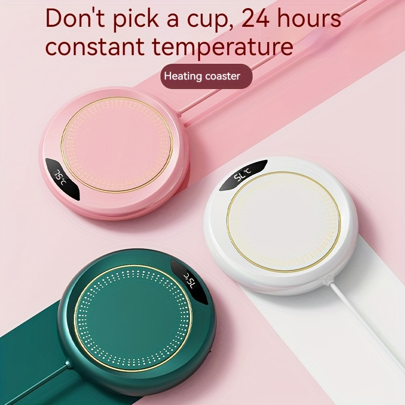 electric coffee mug warmer 3 temperature settings auto shut off usb heating pad for beverages milk tea hot chocolate without cups details 4