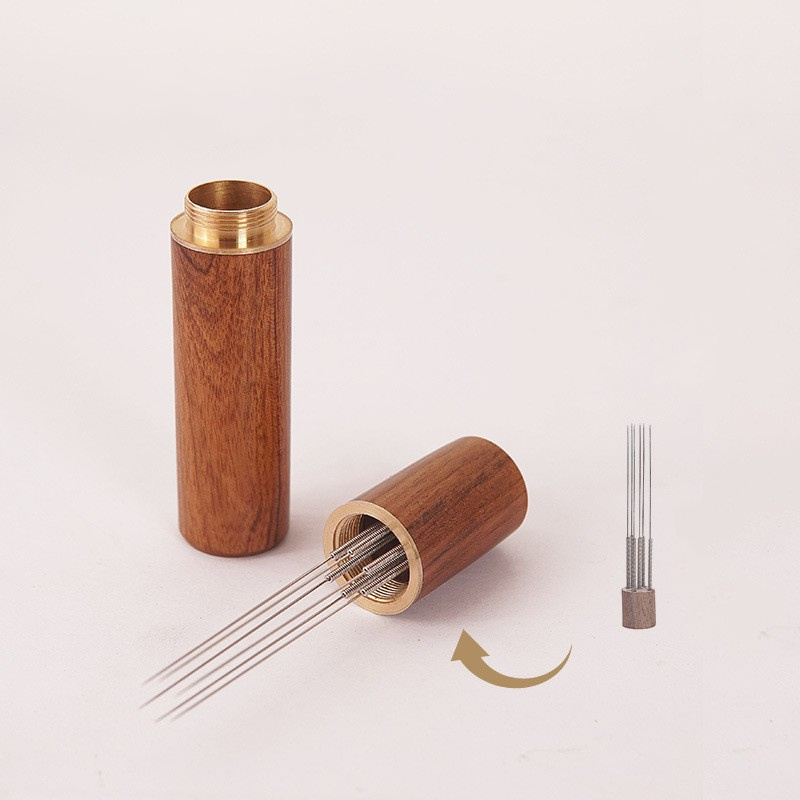 espresso coffee stirrer distributor needle stainless steel coffee powder tamper wdt tool coffee stirring barista accessories details 0