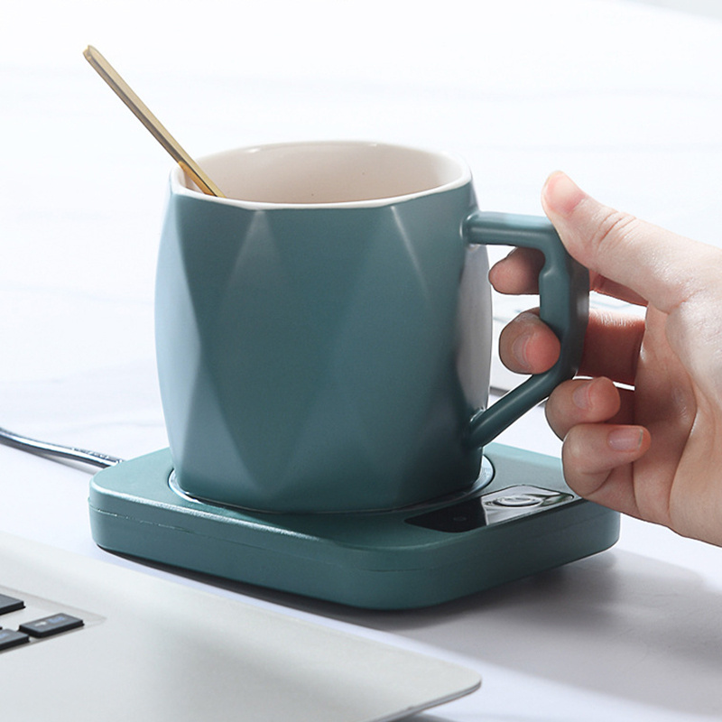 constant temperature mug heater 16w electric mug and coffee warmer candle warmer flat table tea milk warmer for home office details 9