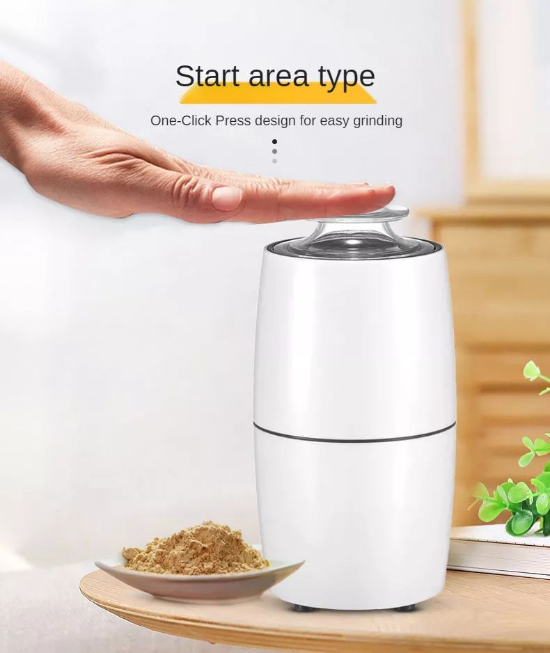 effortless grinding of coffee herbs spices nuts grains electric stainless steel coffee spice grinder details 8