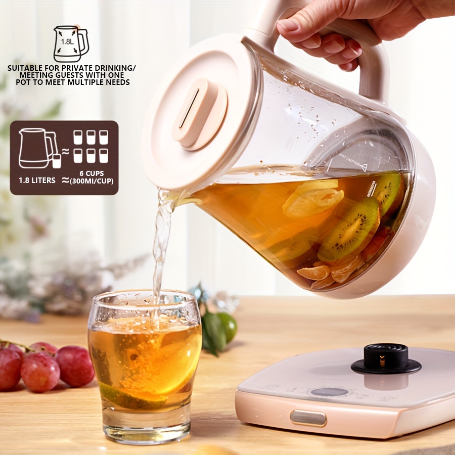 1 8l health preserving kettle with 9 functions and 3 modes 24 hour intelligent reservation 304 stainless steel kettle details 1