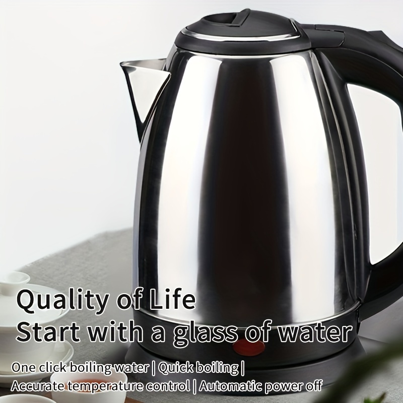 electric kettle 2l large capacity automatic power outage anti scalding curling boiling kettle household stainless steel electric hot kettle details 1