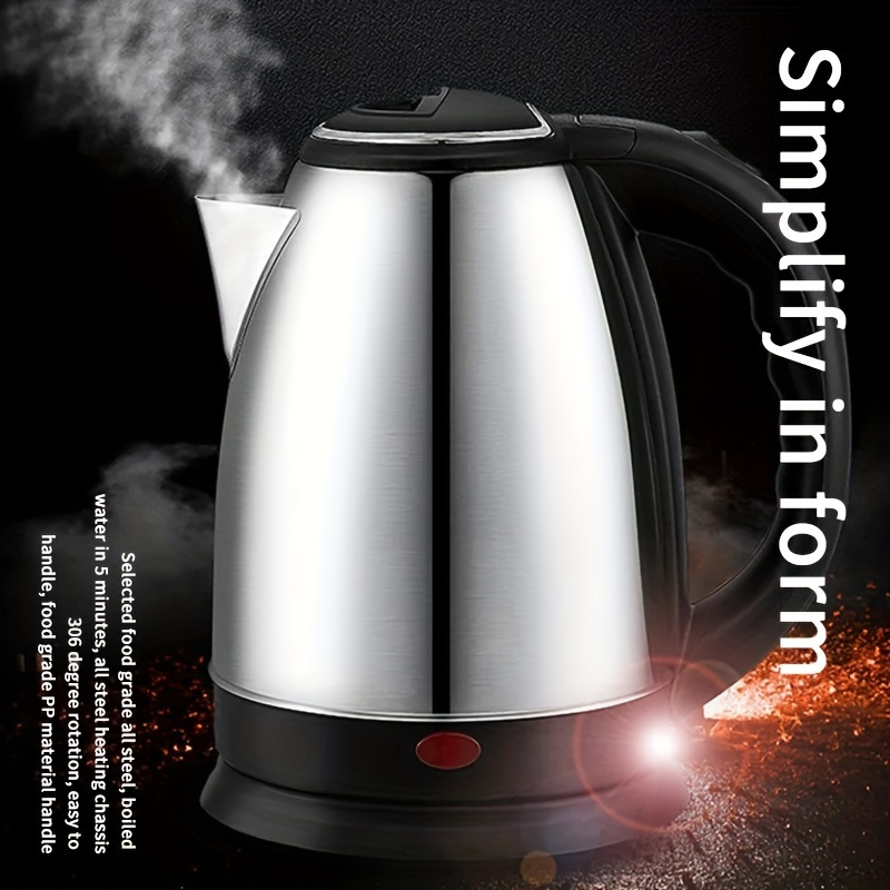 electric kettle 2l large capacity automatic power outage anti scalding curling boiling kettle household stainless steel electric hot kettle details 2