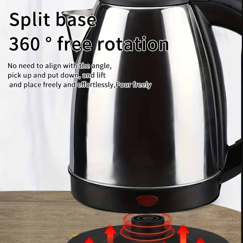 electric kettle 2l large capacity automatic power outage anti scalding curling boiling kettle household stainless steel electric hot kettle details 4