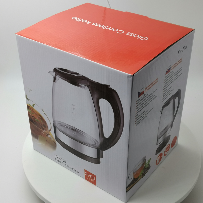 1200w glass electric kettle with stainless steel filter and inner lid 1 7l capacity wide opening fast boiling perfect for tea and hot water black details 1