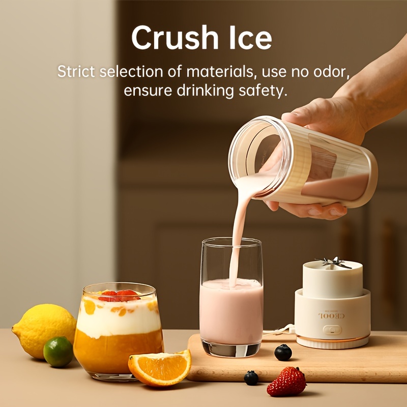 1pc electric convenient juice extraction cup usb charging convenient to carry suitable for outdoor camping travel meal gathering details 0