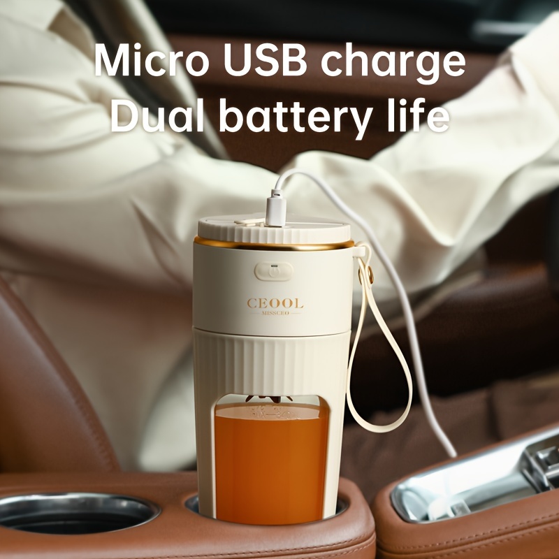 1pc electric convenient juice extraction cup usb charging convenient to carry suitable for outdoor camping travel meal gathering details 4