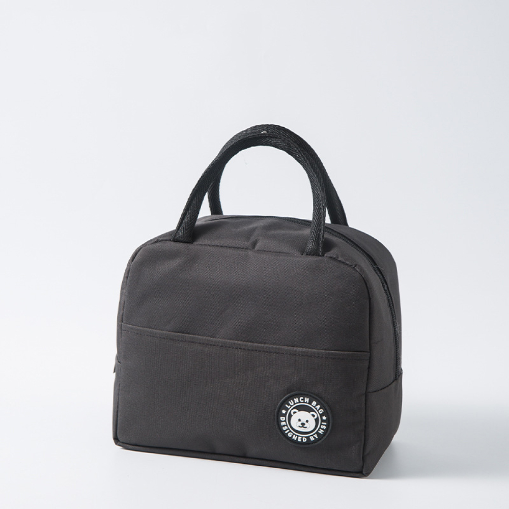 portable lunch bag lunch box insulated canvas tote pouch school bento portable dinner container picnic food storage details 7