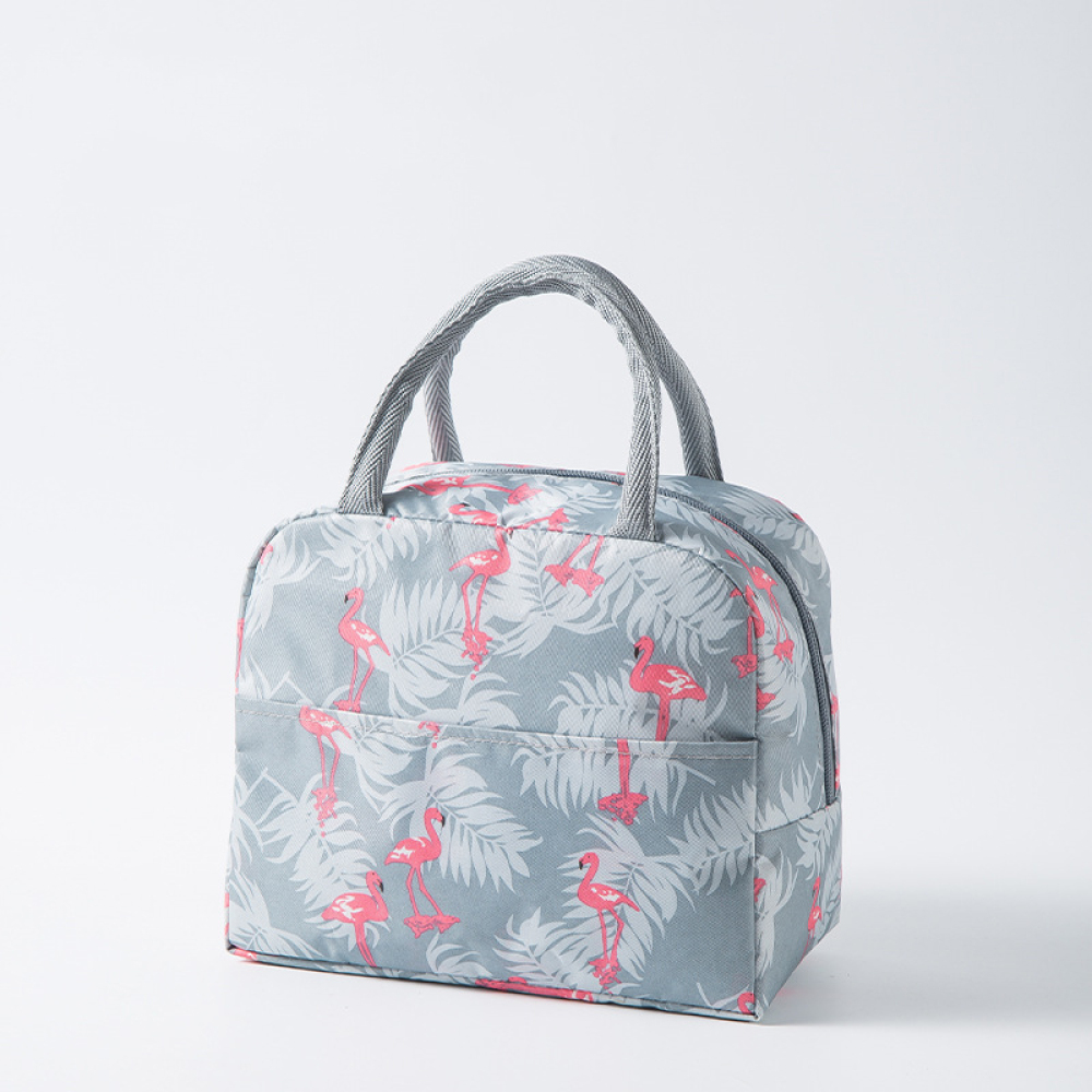 portable lunch bag lunch box insulated canvas tote pouch school bento portable dinner container picnic food storage details 8