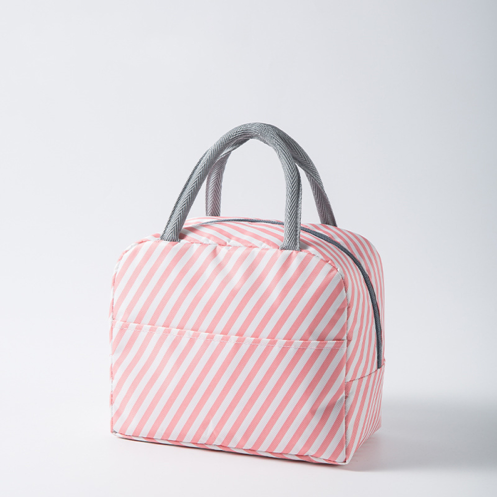 portable lunch bag lunch box insulated canvas tote pouch school bento portable dinner container picnic food storage details 9