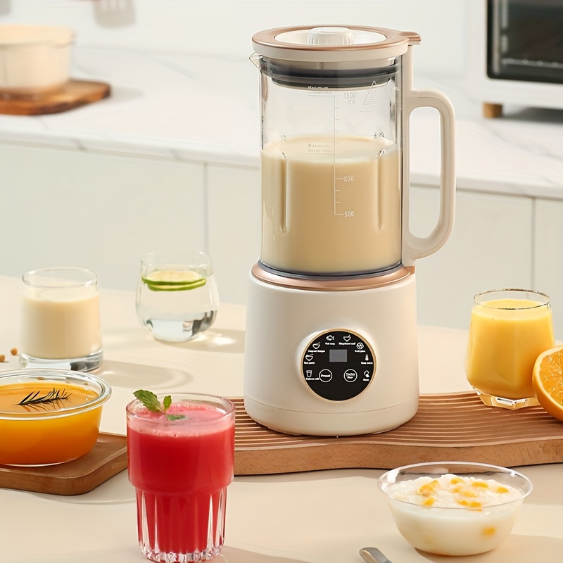 1pc soy milk blender 50 72oz 1500ml juicer soy milk rice cereal juice blender milkshake puree free filter self clean keep warm nut milk maker heavy duty blender juice extractor details 1