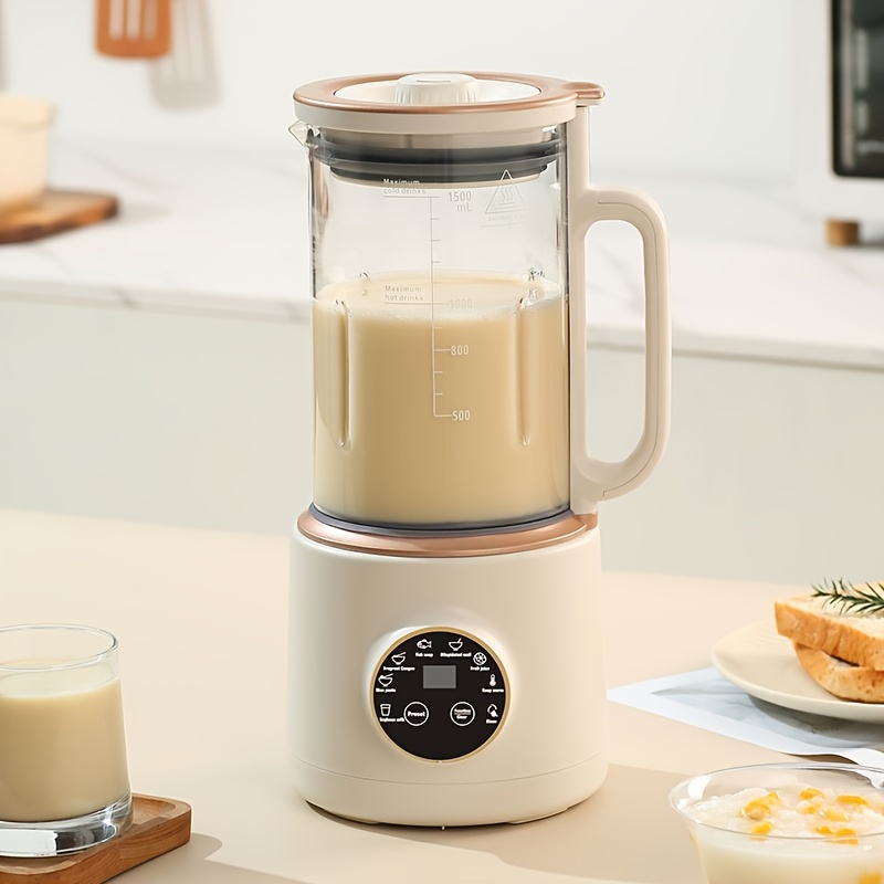 1pc soy milk blender 50 72oz 1500ml juicer soy milk rice cereal juice blender milkshake puree free filter self clean keep warm nut milk maker heavy duty blender juice extractor details 2