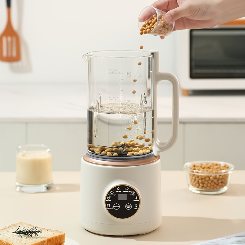 1pc soy milk blender 50 72oz 1500ml juicer soy milk rice cereal juice blender milkshake puree free filter self clean keep warm nut milk maker heavy duty blender juice extractor details 4