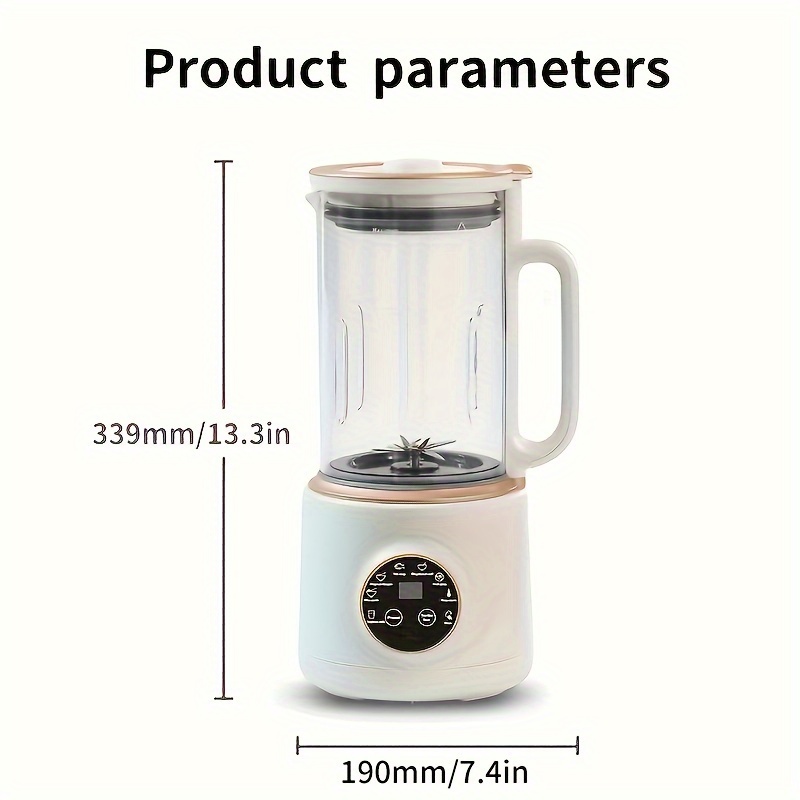 1pc soy milk blender 50 72oz 1500ml juicer soy milk rice cereal juice blender milkshake puree free filter self clean keep warm nut milk maker heavy duty blender juice extractor details 7