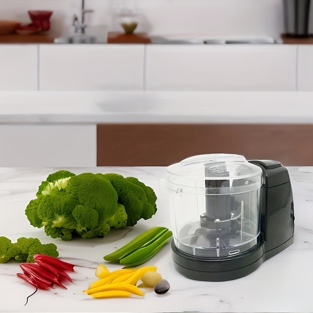 2 cups electric vegetable chopper mini food processor kitchen accessories details 0